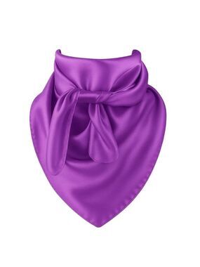 Violet Purple Wild Rag Scarf 35x35 Satin Western Cowgirl Cowboy Bandana